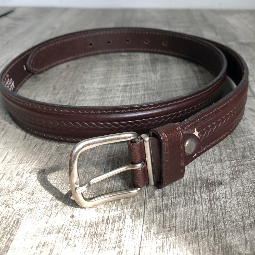 Alex Sport Genuine Leather Belt Made in Italy, Medium